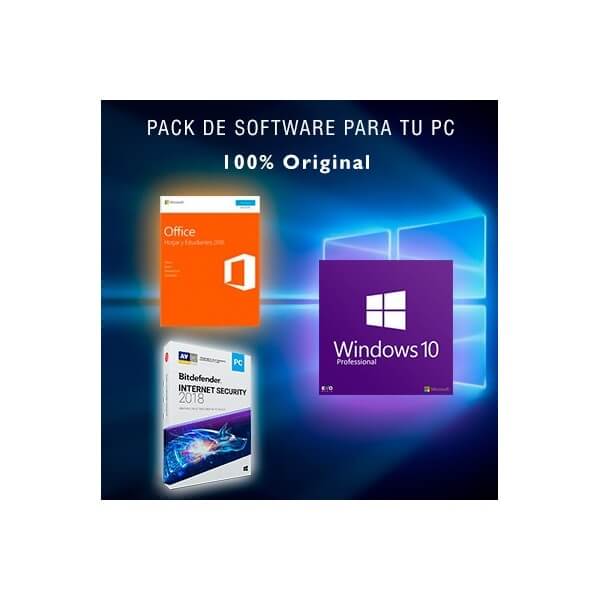 Pack de licencias Windows Office y antivirus