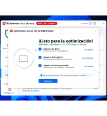 Bitdefender Total Security limpieza