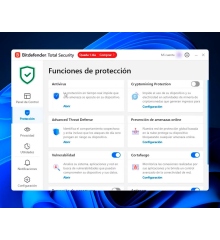 Bitdefender Total Security funciones de proteccion