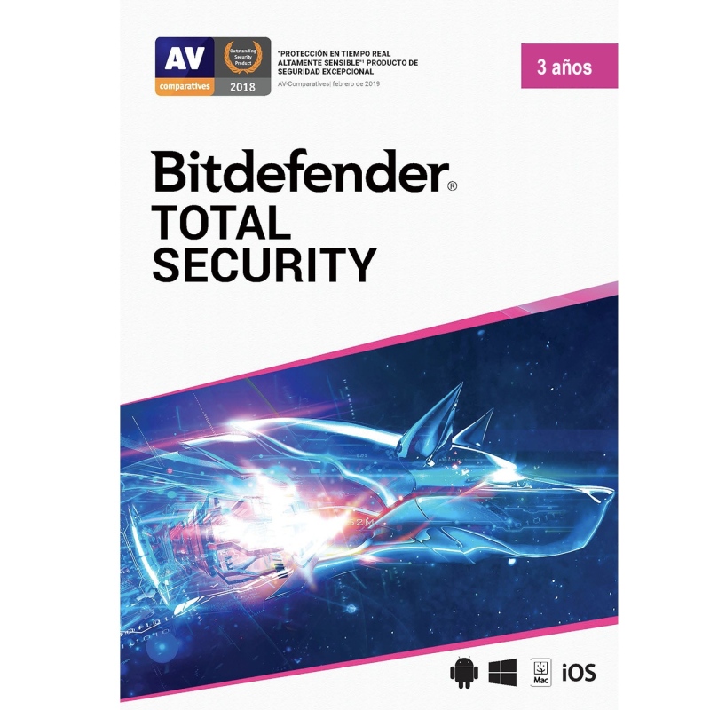 Bitdefender total 3 años