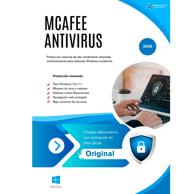 Licencia Original McAfee Antivirus - Entrega Digital